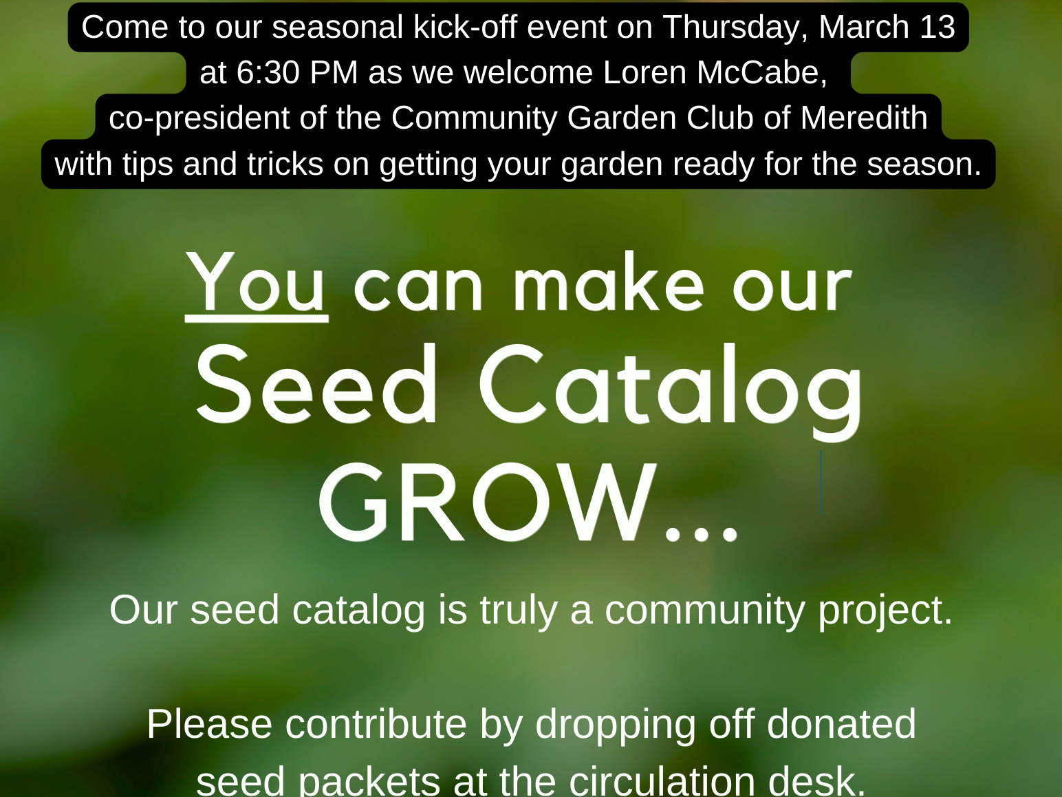 Home Meredith Public Library